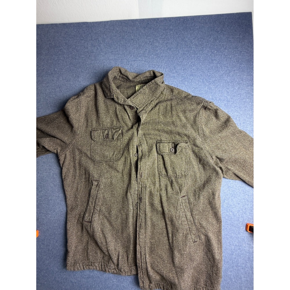 Grayers Outdoor Garments Mens XXL Brown Heavyweight Cotton Shirt Jacket 1717070